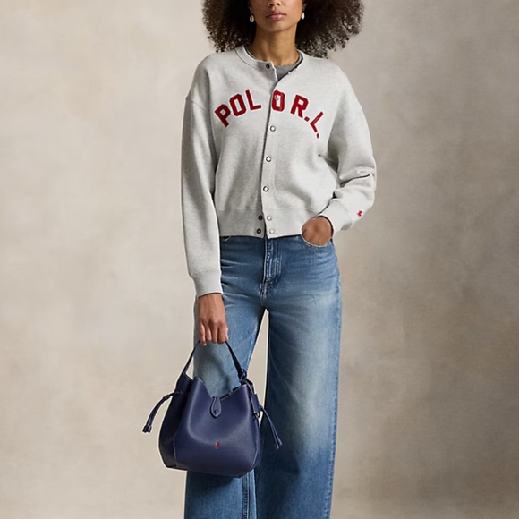 Polo Ralph Lauren Logo Fleece Cardigan - Picture 3 of 5